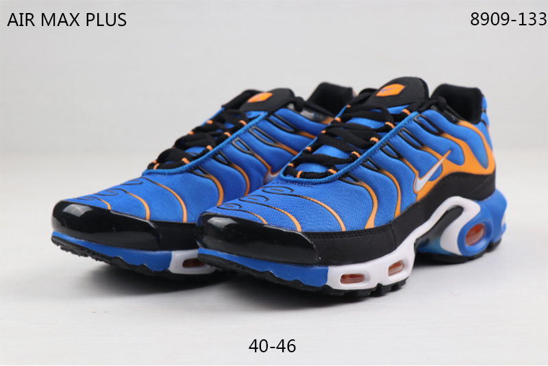 2020 Nike Air Max TN Plus Blue Black Orange Shoes